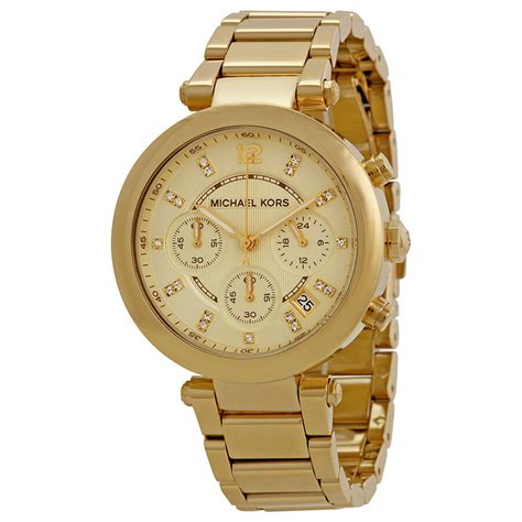 michael kors champagne watch.